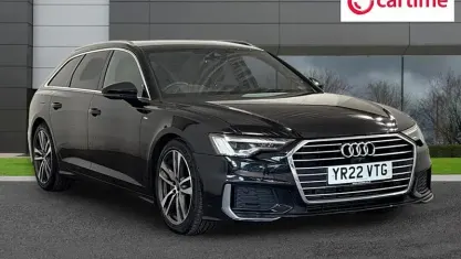 Used Audi A6 S-Line 204 HP (150 kW) 2021 Black Estate