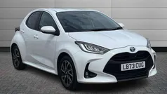 White Used 2023 Toyota Yaris Hybrid Design Hatchback | £18,395 (Fair price)