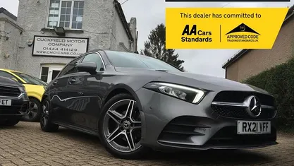 Used Mercedes A200 AMG line 163 HP (119 kW) 2021 Grey Hatchback