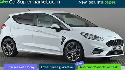 Used Ford Fiesta ST-Line 125 HP (91 kW) 2019 White Hatchback