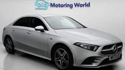 Used Mercedes A250 AMG line 259 HP (190 kW) 2020 Silver Sedan