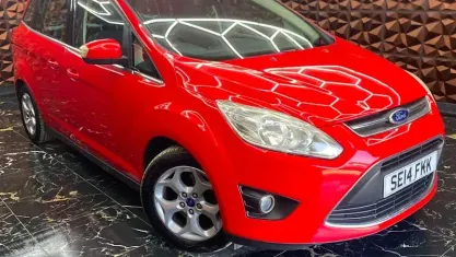 Used Ford Grand C-Max Zetec 116 HP (85 kW) 2014 Red MPV