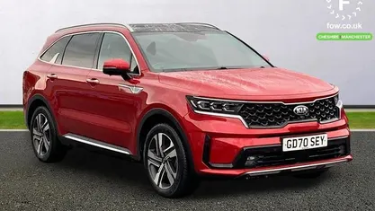 Red Used 2021 Kia Sorento SUV | £26,599 (Fair price)