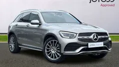 Silver Used 2021 Mercedes GLC300 AMG Line Premium SUV | £29,200 (Good price)
