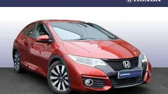 Red Used 2017 Honda Civic SE Plus Hatchback | £13,450 (Fair price)