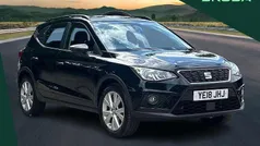 Midnight black Used 2018 Seat Arona SE Technology SUV | £8,600 (Fair price)