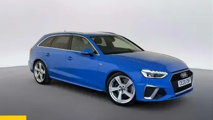 Used Audi A4 S-Line 163 HP (119 kW) 2020 Blue Estate