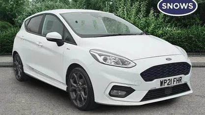 Used Ford Fiesta ST-Line 95 HP (69 kW) 2021 White Hatchback