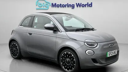 Used Fiat 500e La Prima 86 kW (118 HP) 2021 Grey Cabriolet