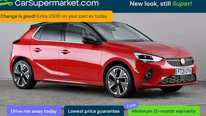 Used Vauxhall Corsa-e Elite 100 kW (136 HP) 2020 Red Hatchback
