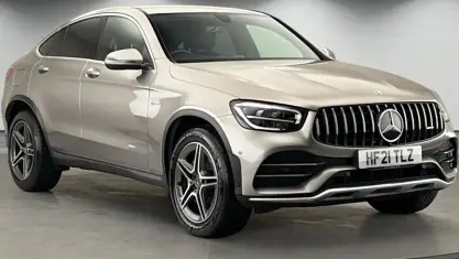 Used Mercedes GLC43 AMG AMG 390 HP (286 kW) 2019 Mojave silver Coupe