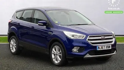 Used Ford Kuga Titanium 120 HP (88 kW) 2017 Blue SUV