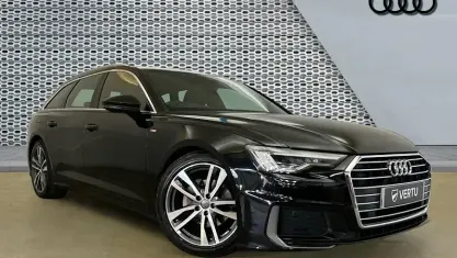 Used Audi A6 S-Line 204 HP (150 kW) 2019 Black Estate