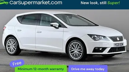 Used Seat Leon SE Dynamic 116 HP (85 kW) 2020 White Hatchback