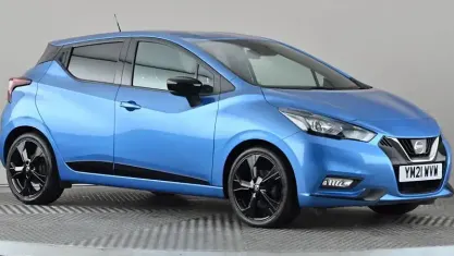 Used Nissan Micra 92 HP (67 kW) 2021 Blue Hatchback