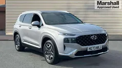 Silver Used 2023 Hyundai Santa Fe Ultimate SUV | £34,124 (Fair price)