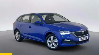 Used Skoda Scala SE 150 HP (110 kW) 2022 Blue Hatchback
