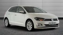 Pure white Used 2020 VW Polo Match Hatchback | £9,990 (Fair price)