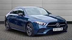 Denim blue Used 2022 Mercedes A180 Executive Sedan | £17,595 (Fair price)