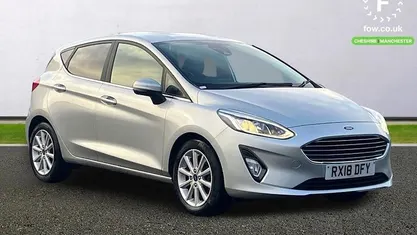 Silver Used 2018 Ford Fiesta Titanium X Hatchback | £9,799 (Fair price)