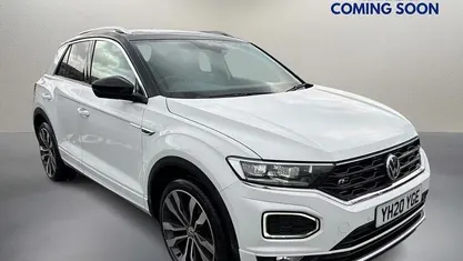 White Used 2020 VW T-Roc R-line SUV | £17,750 (Fair price)