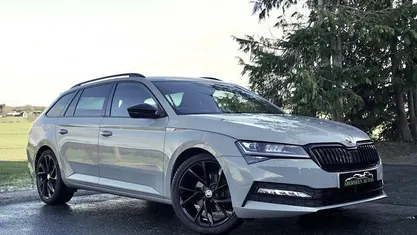 Used Skoda Superb SportLine 190 HP (139 kW) 2020 Grey Estate