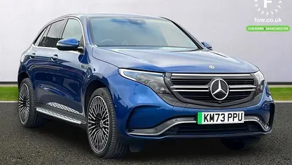 Used Mercedes EQC400 AMG Line Premium 300 kW (408 HP) 2023 Blue SUV