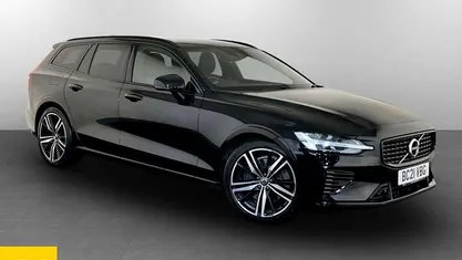 Used Volvo V60 R-Design 340 HP (250 kW) 2021 Black Estate