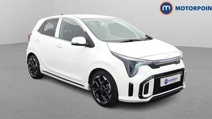 New Kia Picanto GT-Line 69 HP (50 kW) 2025 White Hatchback