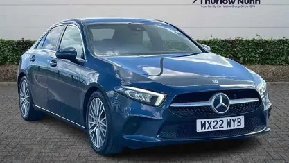 Used Mercedes A200 Executive 163 HP (119 kW) 2022 Blue Sedan