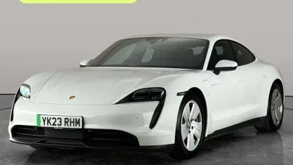 Used Porsche Taycan Performance Package 350 kW (476 HP) 2023 White Sedan