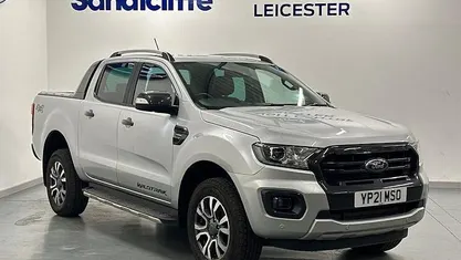 Used Ford Ranger Wildtrack 213 HP (156 kW) 2021 Moondust silver (metallic paint) Pickup