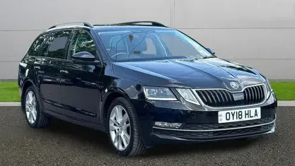 Used Skoda Octavia SE L 116 HP (85 kW) 2018 Black Estate