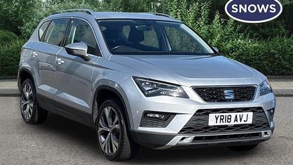 Używany Seat Ateca Ecomotive 116 KM (85 kW) 2018 Srebrny SUV