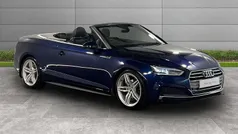 Blue Used 2019 Audi A5 Cabriolet S-Line Cabriolet | £21,950 (Fair price)