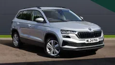 Brilliant silver metallic Used 2024 Skoda Karoq SE Drive SUV | £20,700 (Fair price)