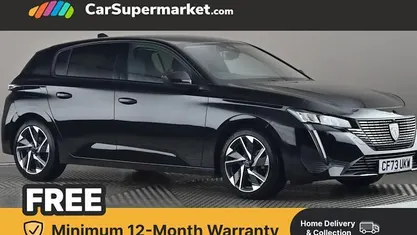 Black Used 2023 Peugeot 308 Allure Premium Hatchback | £17,697 (Fair price)