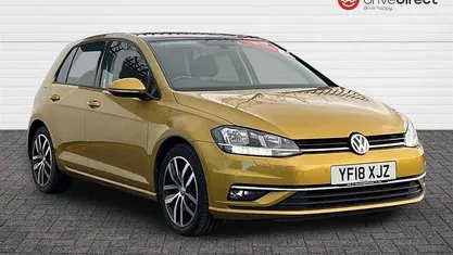 Used VW Golf VII GT 150 HP (110 kW) 2018 Yellow Hatchback