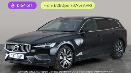 Black Used 2021 Volvo V60 Inscription Estate | £16,858 (Fair price)