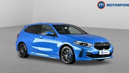Used BMW 118 M Sport 150 HP (110 kW) 2021 Blue Hatchback