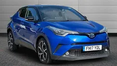 Nebula blue Used 2017 Toyota C-HR SUV | £15,995 (Fair price)