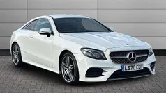 Polar white Used 2020 Mercedes E220 AMG Line Premium Coupe | £21,395 (Fair price)