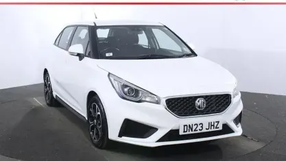 Used MG MG3 Excite 106 HP (77 kW) 2023 White Hatchback