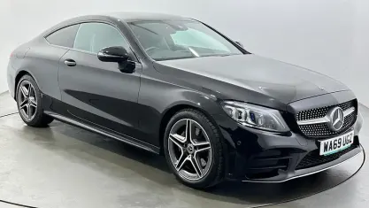 Used Mercedes C200 AMG Line Premium 184 HP (135 kW) 2019 Black Coupe
