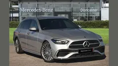 Silver Used 2024 Mercedes C300e AMG Line Premium Estate | £33,762 (Good price)