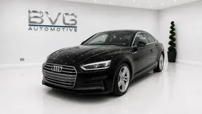 Begagnad Audi A5 S-Line 190 HK (139 kW) 2019 Svart Sportkupé