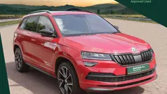 Red Used 2021 Skoda Karoq SportLine SUV | £22,495 (Good price)