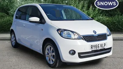 Used Skoda Citigo SE L 75 HP (55 kW) 2015 White Hatchback