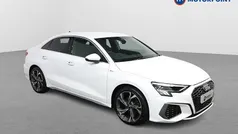 White Used 2023 Audi A3 S-Line Sedan | £21,999 (Fair price)