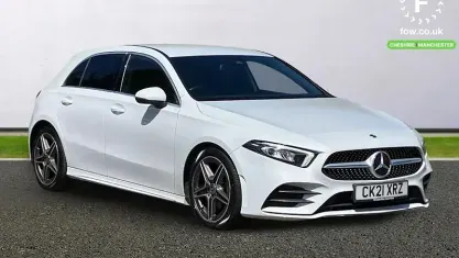 Used Mercedes A200 AMG line 150 HP (110 kW) 2020 White Hatchback